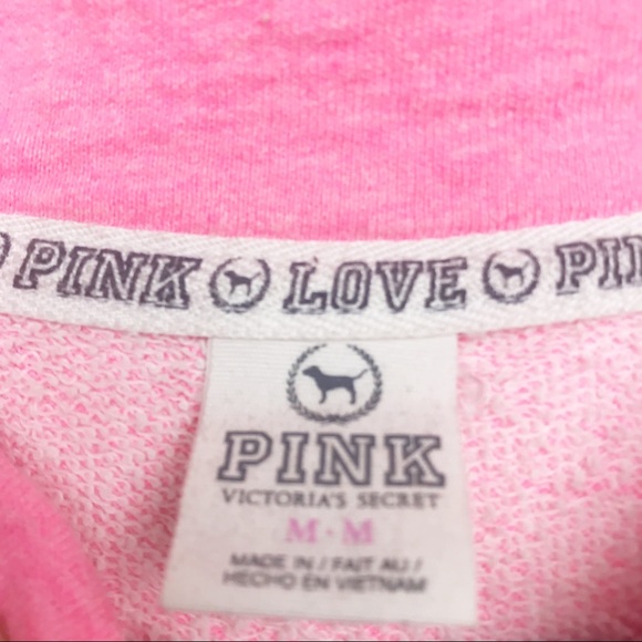 Victoria’s Secret Pink Fleece half zipper jacket - Picture 4 of 7